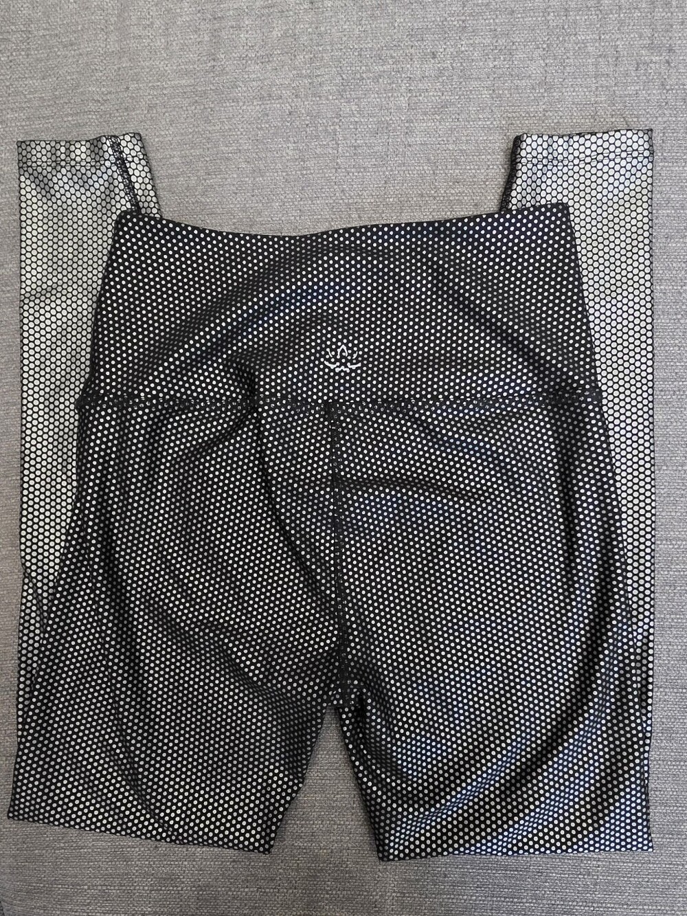 Beyond Yoga High-Waist Black Polka Dot Leggings - Size L